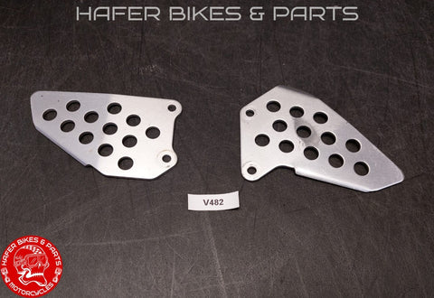 Original Honda VTR 1000 SC45 SP2 Fersenschutz Paar für Fussrastenanlage RVT V482