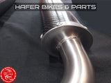 Restauration vom Motorrad Krümmer Krümmeranlage Krümmerrohren exhaust original finish nicht poliert