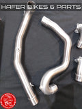 Restauration vom Motorrad Krümmer Krümmeranlage Krümmerrohren exhaust original finish nicht poliert
