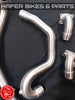 Restauration vom Krümmer Ducati Streetfighter 848 1098 S original finish nicht polieren