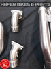 Restauration vom Motorrad Krümmer Krümmeranlage Krümmerrohren exhaust original finish nicht polieren