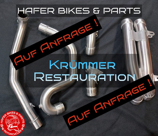 Restauration vom Krümmer Ducati 848 1098 1198 S SP R EVO original finish nicht poliert