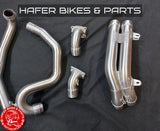 Restauration vom Krümmer Ducati 749 999 S R original finish nicht poliert