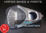Restauration vom Tank bis aufs Blech entlacken für Ducati 748 916 996 998 SP SPS R