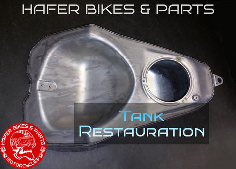 Restauration vom Tank bis aufs Blech entlacken für Ducati 748 916 996 998 SP SPS R